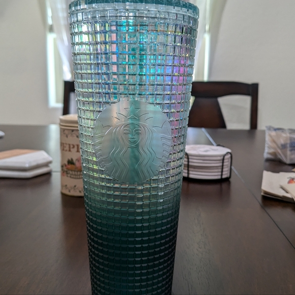 teal gradient Starbucks tumbler - Picture 2 of 2